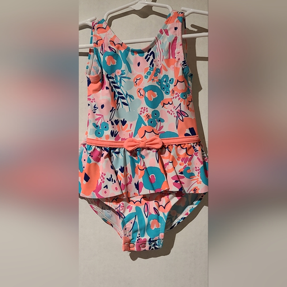 Cute little flowery swimsuit